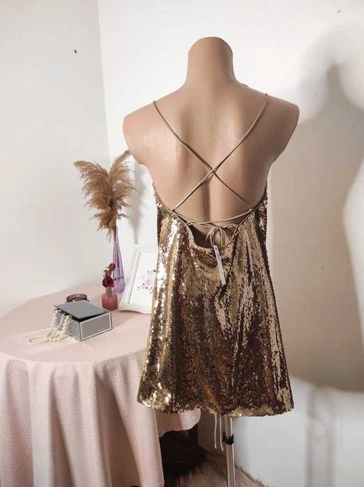 Rochie cu paiete, ASOS cu eticheta