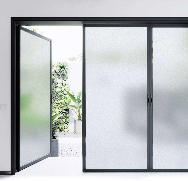 Folie de sablare, opacitati diverse