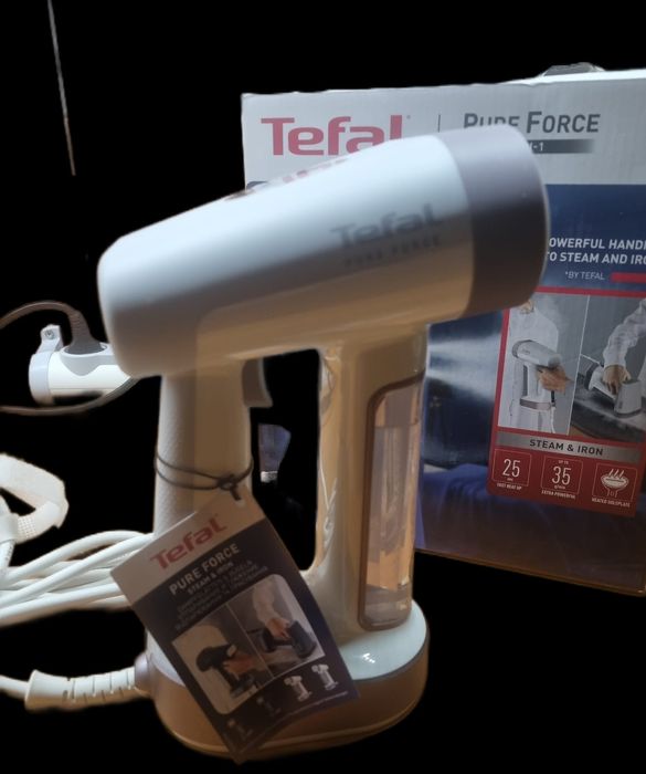 Aparat calcat rufe cu aburi Tefal Pure Force 2 in 1  DT87XX