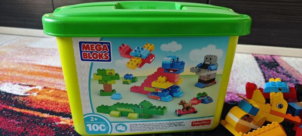 MEGA BLOKS Fissher Price plus set Big Bloxx constructorul Bob