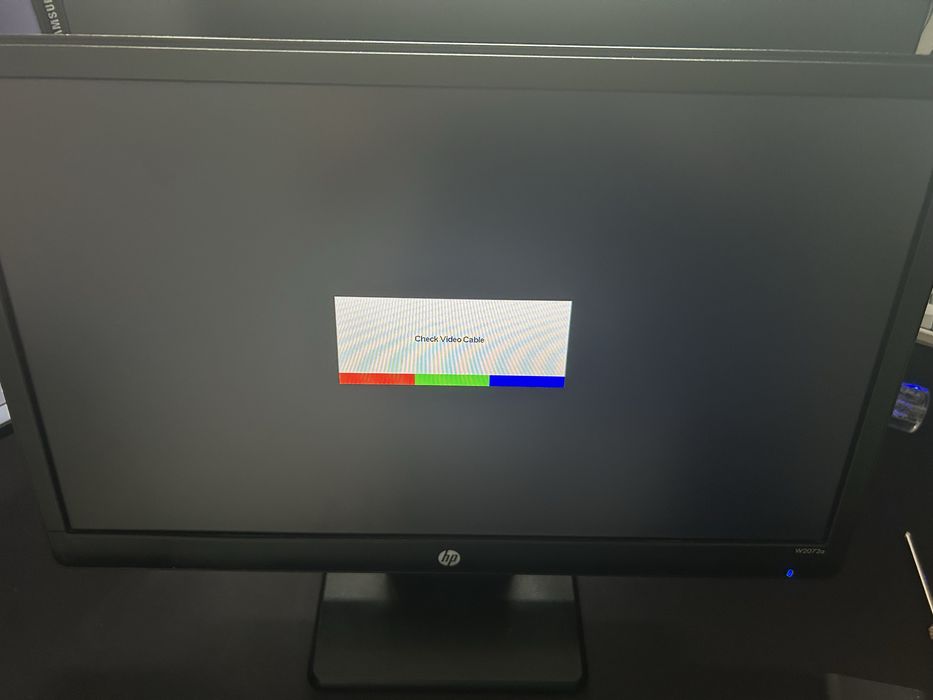 Vand monitor hp W2072a