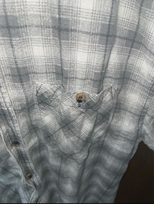 Camasa barbateasca vintage gri in carouri