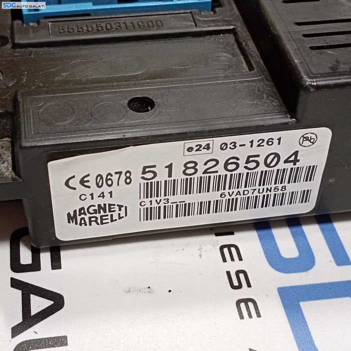 Unitate Calculator Modul Multimedia Bluetooth Fiat Bravo 2 2007 - 2014 Cod 51826504 [272M1]
