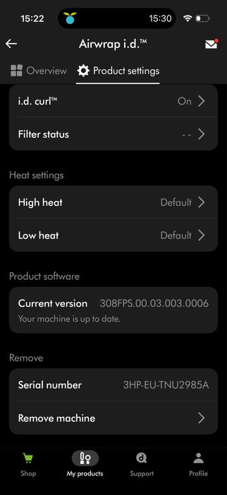 Dyson airwrap id curl