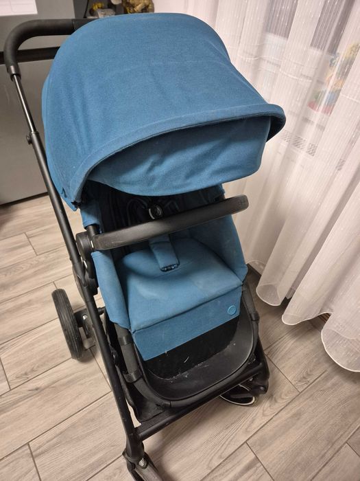 Carucior 2 in 1 CYBEX Balios S 5 puncte, 0 luni-4 ani turcoaz-negru
