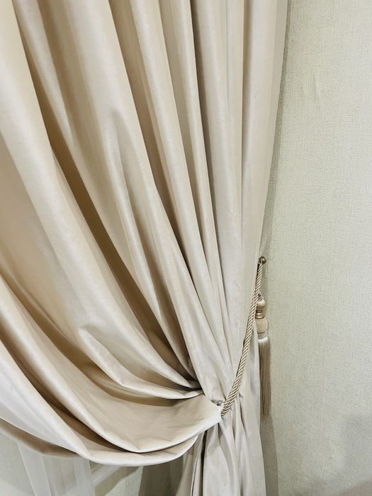 Продам шторы , ткань турция, плотный велюр