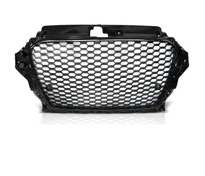 Grila Centrala Audi A3 8V RS3 Design Negru Lucios 2012-2016