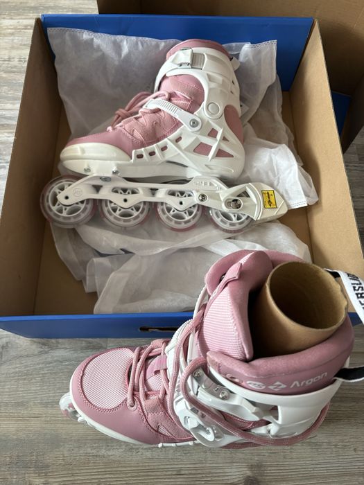 НОВИ дамски ролери Powerslide Phuzion Argon 80 Rose, 41 номер