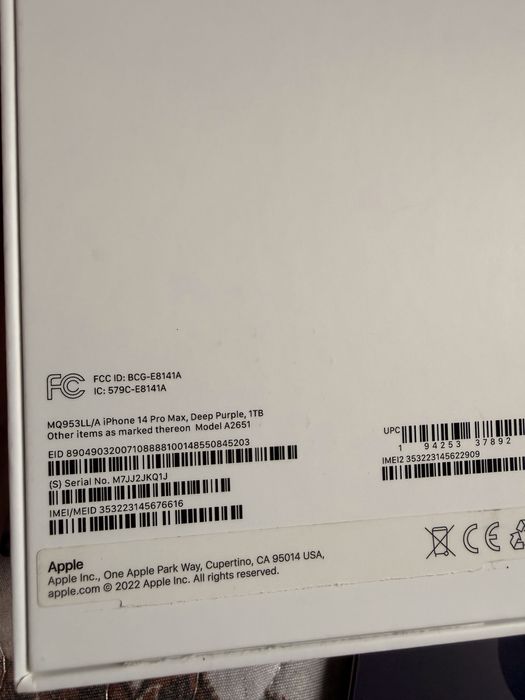 iPhone 14 Pro Max 1tb