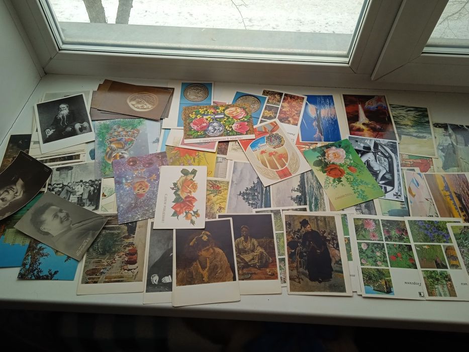 Открытки времён СССР.