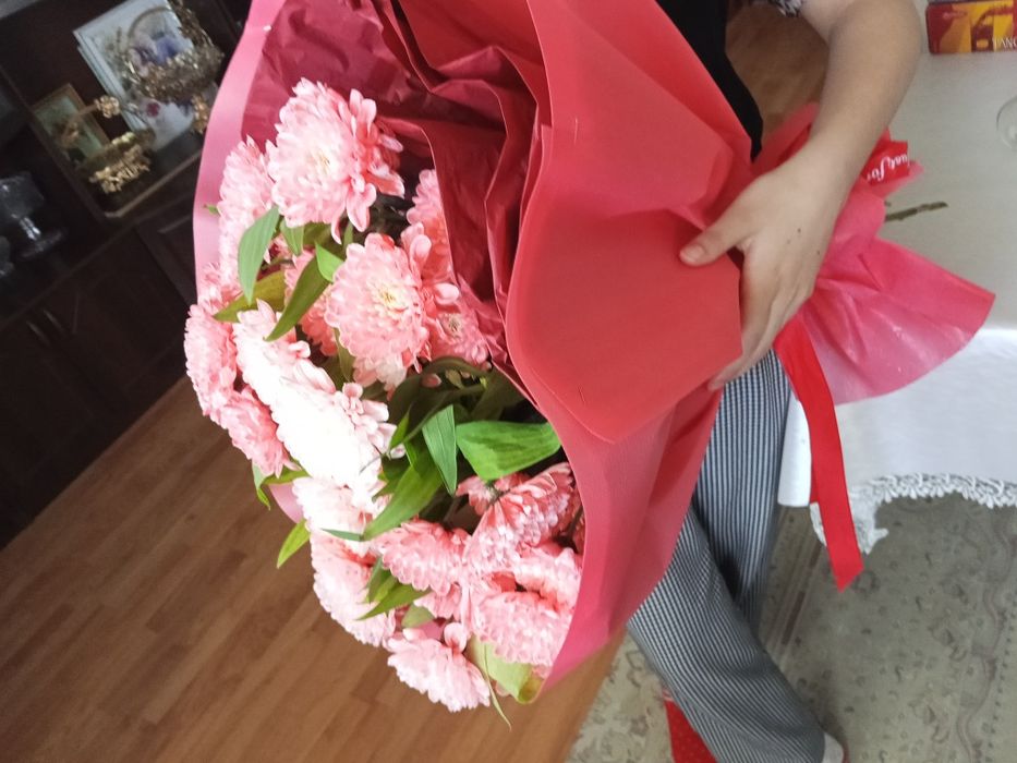 Букет из хризантемы