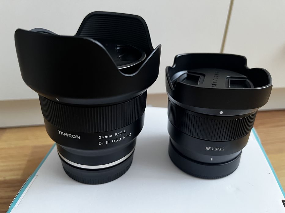 Obiective pentru Sony E/Nex/E-mount (Tamron 24mm f2.8 + TTartisan 35mm f1.8 II)