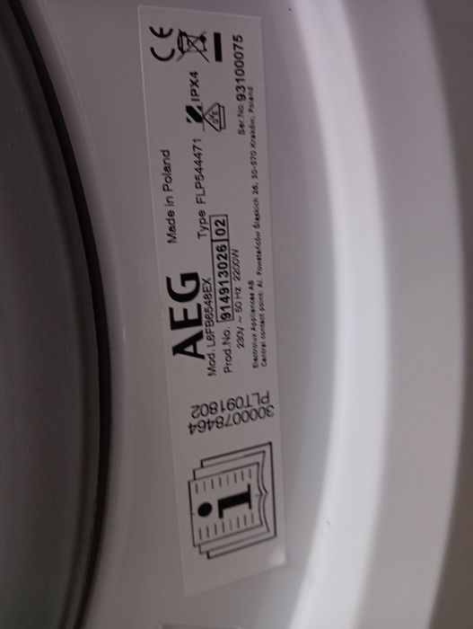 Като нова пералня АЕГ Arg 6000 Series  A+++ 8кг 2 години гаранция!