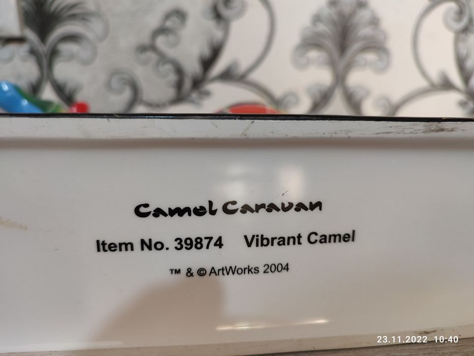 Сувенир из керамики верблюжий караван
