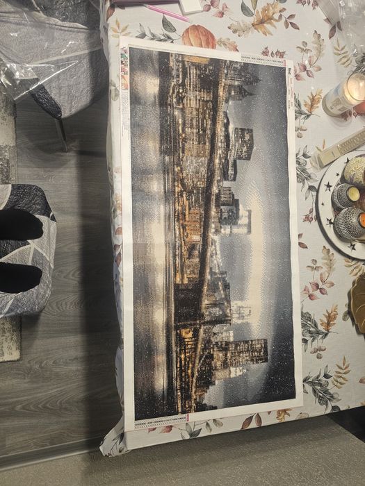 Диамантен гоблен с кръгли диаманчета