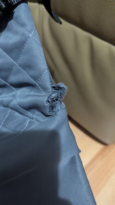 Детский шезлонг сероголубой