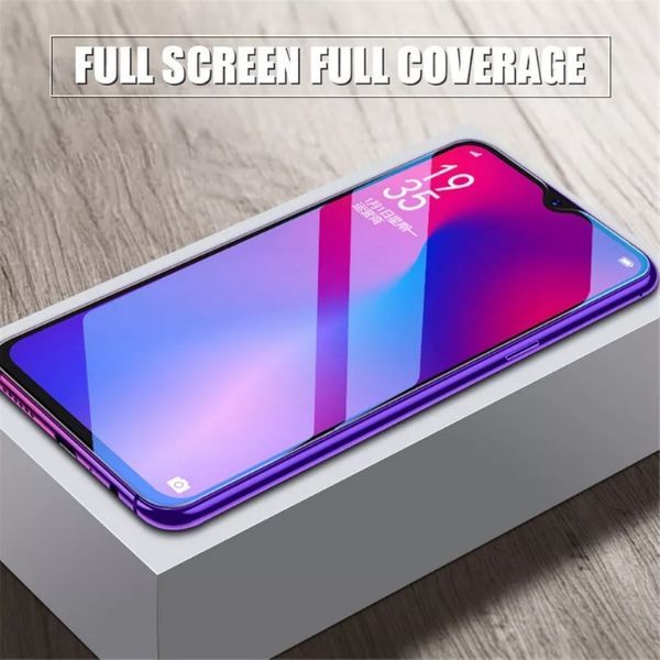 Huawei Y5 Y7 2019 / Honor 9X 8X 8S X7/5D ЦЯЛО ЛЕПИЛО Стъклен протектор