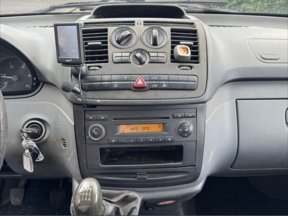 Vito 110 L3H1  XXL Lung 2.2cdi 100cp 258k ,  6 locuri + marfa Import , N1 , 3 Locuri , Aer Conditionat, 2x Chei