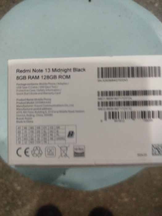 Radmi not 13 8/128 xolati yaxshi