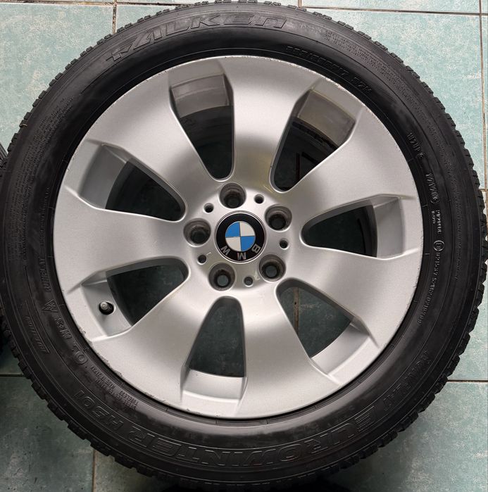 Jante aliaj R17 BMW F10 F11 anvelope 225/55/17 Iarna Falken