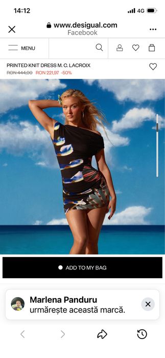 Rochie Desigual, M, noua cu eticheta