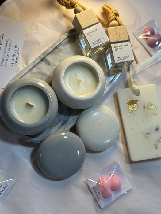 Аромасвеча в шкатулке