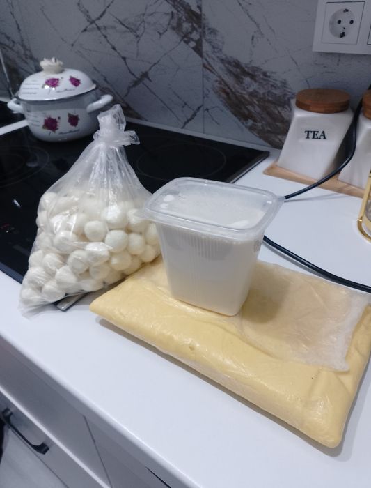 Сары май, қаймақ, кұрт ауылдың 100% табиғи