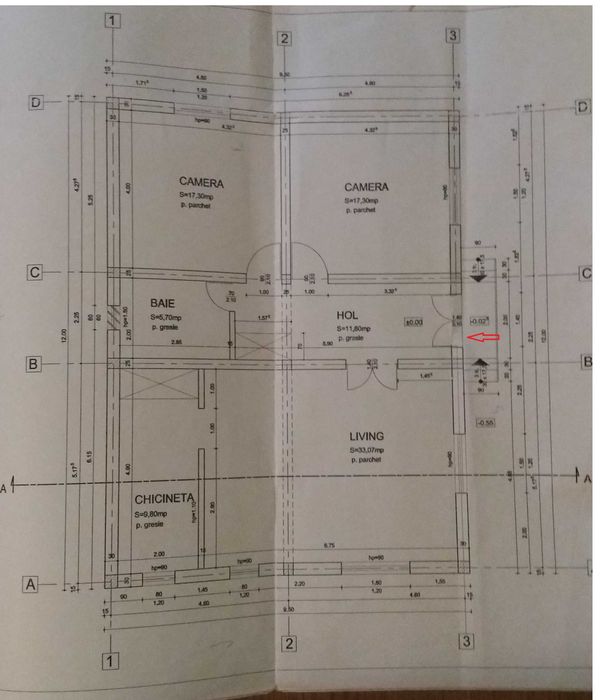 Casa la rosu in Comuna Livada, Arad