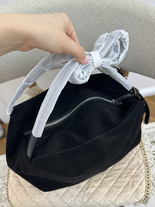 Сумка Polina&Eiterou, натуральная замша