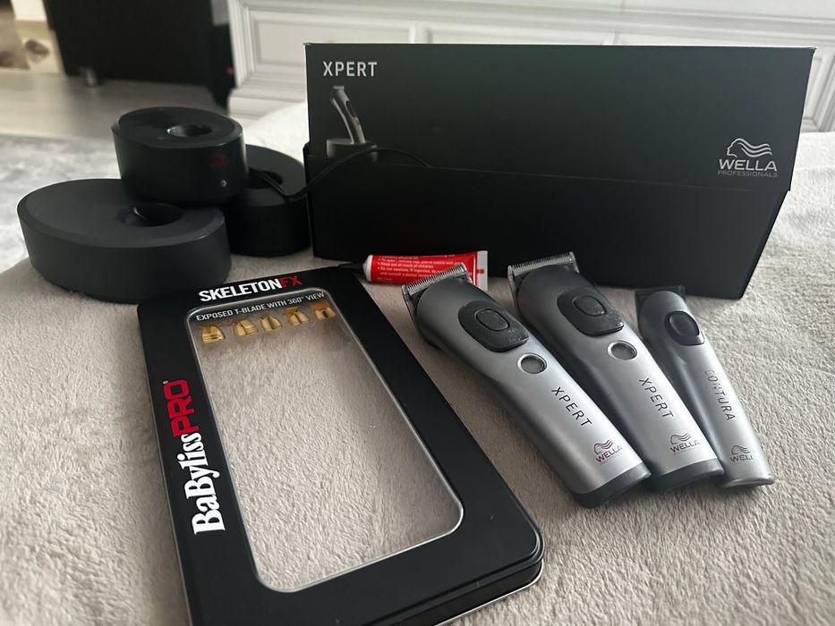 Masina tuns Wella 3 buc ( 2 mari , 1 contur )