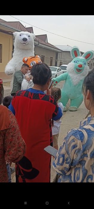 Ayiqlar 3.5m va 2.5m  yoʻlbars 2m va quyon2.5m xam bor yangi