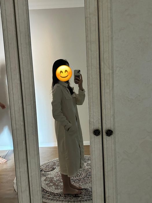 Джинсовая платье с поесом