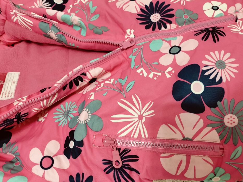 Зимний комбинезон на девочку 110см