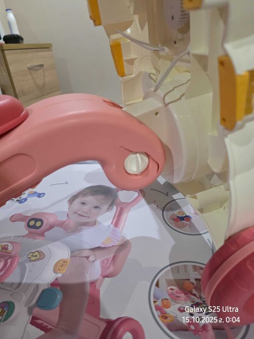 Интерактивна проходилка 6 в 1 с волан Activity Walker