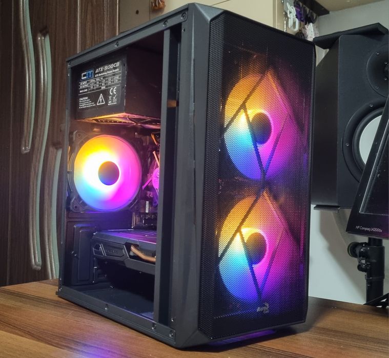 Unitate PC Gaming: i5 4590s/8GB RAM/GTX 1050 2GB/SSD 240GB/fRGB