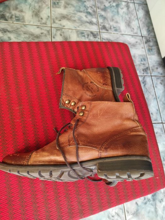 Ghete din piele 100% HILFIGER, nr. 42