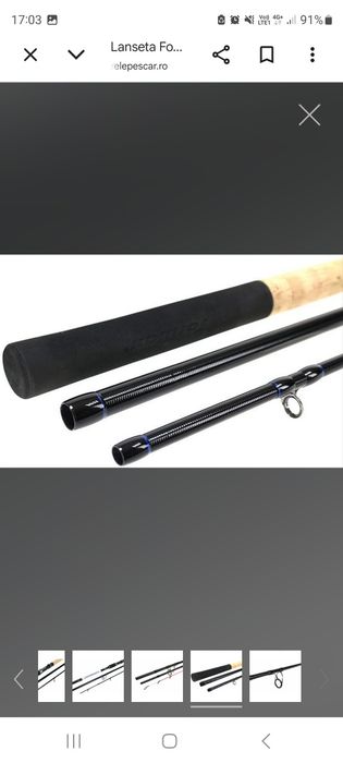 Vând lanseta feeder