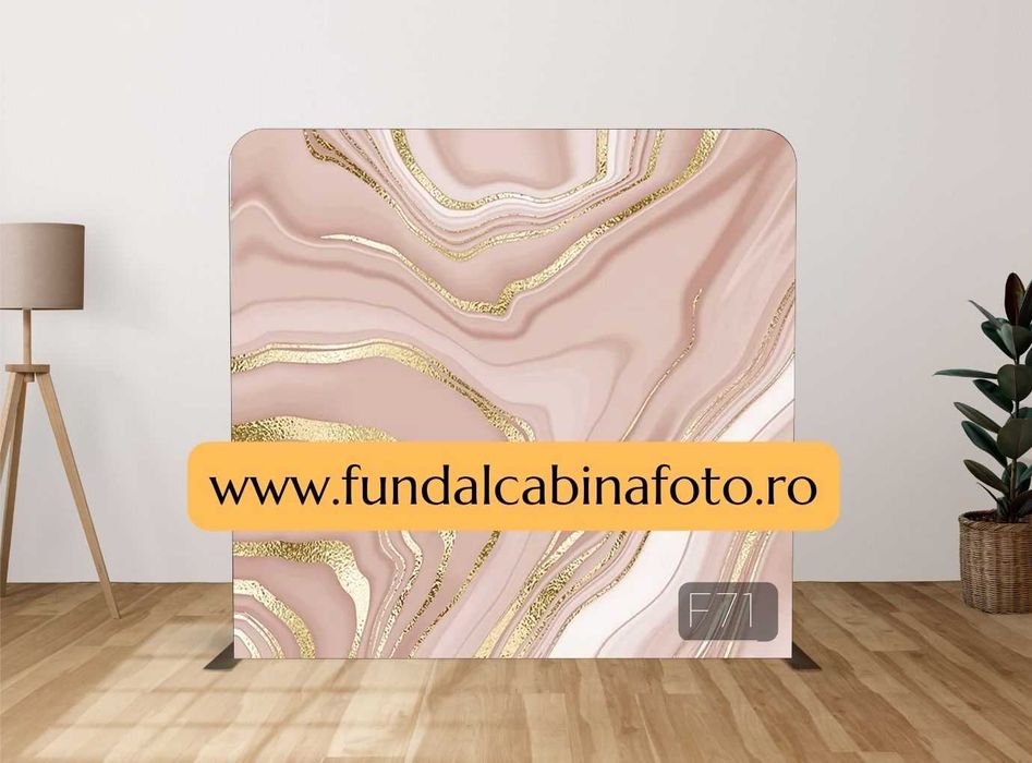Fundal Cabina Foto Premium Dublu Printat