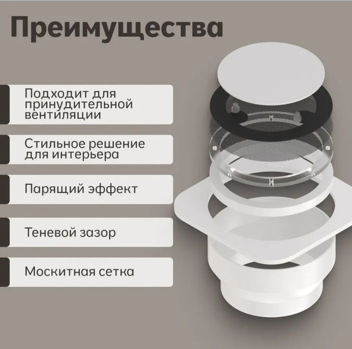 Диффузор теневой без задвижки.