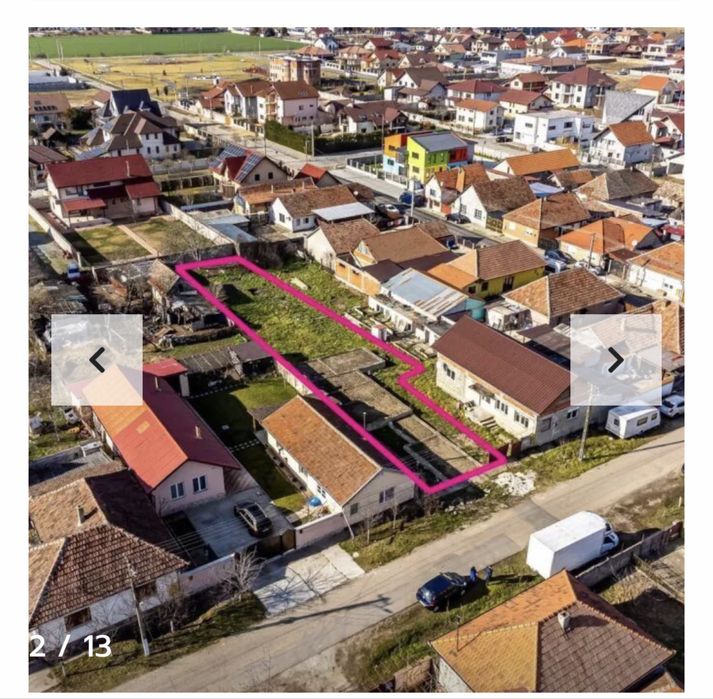 Vand loc de casa cu Fundație ( Teren intravilan )