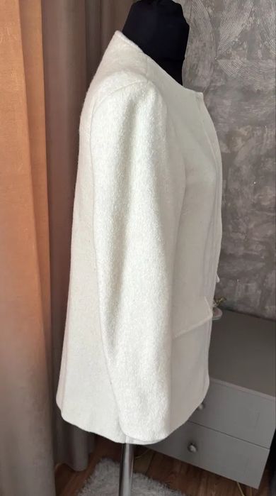 Palton crem, Zara Basic