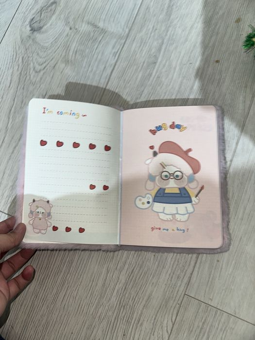 Розовый Милый блокнок