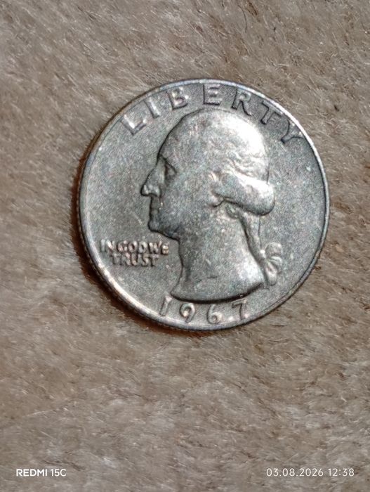 Монета LIBERTY 1967