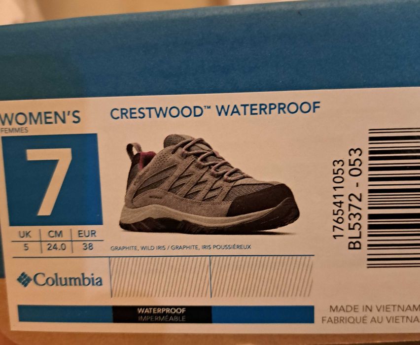 Columbia Туристически непромокаеми обувки, модел Crestwood Waterproof