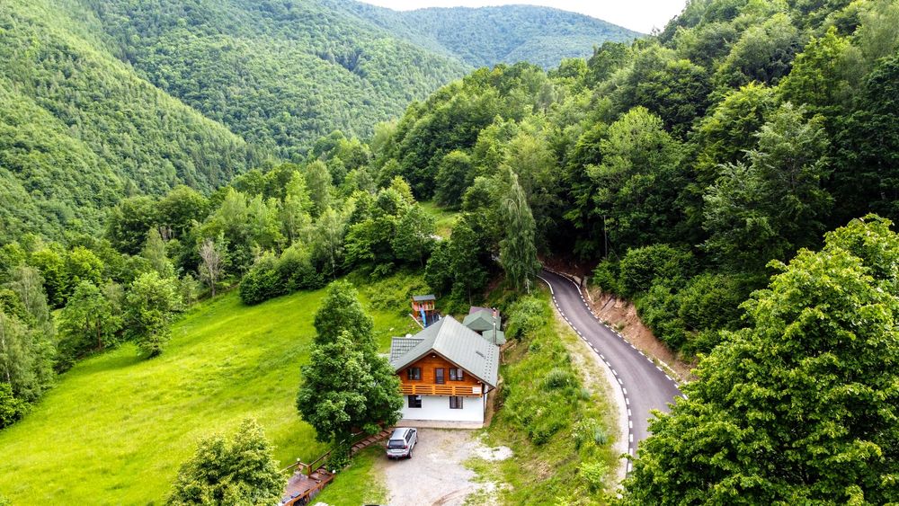 Cabana de inchiriat cu PISCINA INCALZITA si CIUBAR Valea Ierii-Baisoar