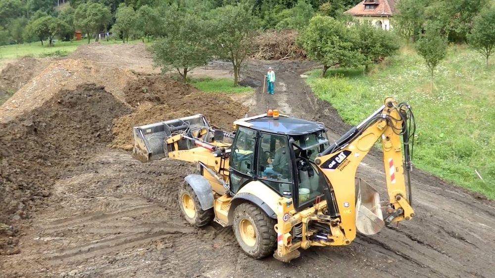 Строительные работы  погрузчик экскаватор