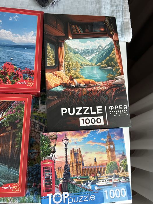 Продам пазлы разные