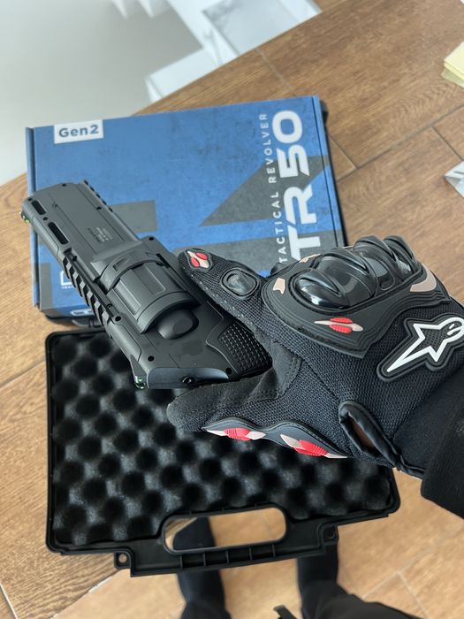 Pistol Revolver TR 50 17Jouli -Foarte Puternic + Cutie Transport Cadou