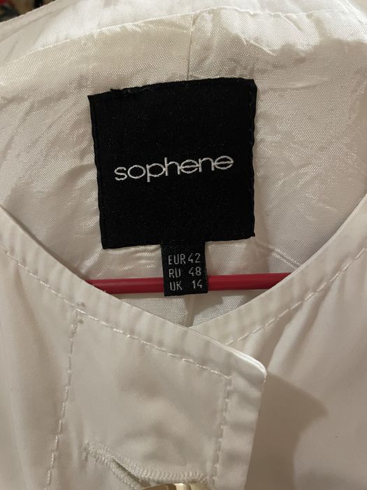 Тренч белый женский