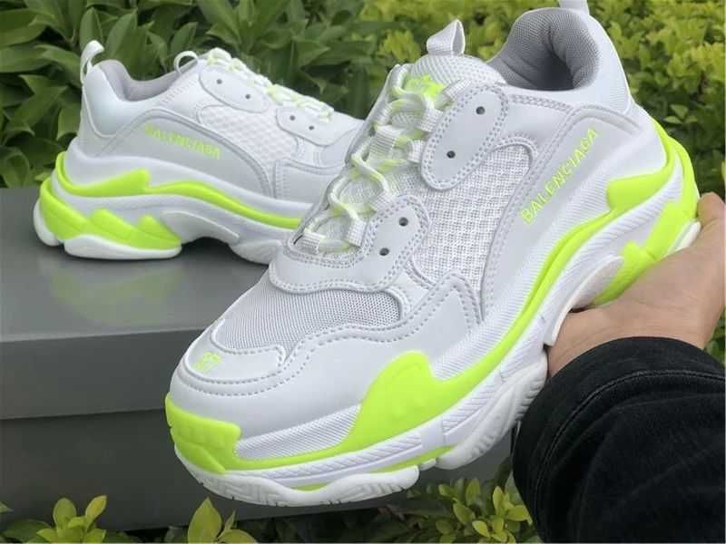 Balenciaga Triple S - Brown/Lime/Grey